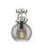 Downtown Urban One Light Semi-Flush Mount in Satin Nickel (405|410-1F-SN-G410-8SM)