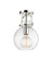 Downtown Urban One Light Semi-Flush Mount in Polished Nickel (405|410-1F-PN-G410-8CL)
