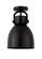 Downtown Urban One Light Semi-Flush Mount in Matte Black (405|410-1F-BK-M412-8BK)