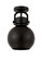 Downtown Urban One Light Semi-Flush Mount in Matte Black (405|410-1F-BK-M410-8BK)