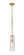 Downtown Urban One Light Mini Pendant in Brushed Brass (405|380-1S-BB-G380-4CL)