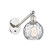 Ballston One Light Wall Sconce in Polished Nickel (405|317-1W-PN-G1215-6)