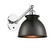 Ballston One Light Wall Sconce in Polished Chrome (405|317-1W-PC-M14-BK)