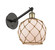 Ballston One Light Wall Sconce in Black Antique Brass (405|317-1W-BAB-G121-8RB)