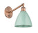 Ballston One Light Wall Sconce in Antique Copper (405|317-1W-AC-MBD-75-SF)