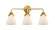Nouveau 2 LED Bath Vanity in Satin Gold (405|288-3W-SG-G61-LED)