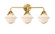 Nouveau 2 LED Bath Vanity in Satin Gold (405|288-3W-SG-G531-LED)
