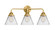 Nouveau 2 LED Bath Vanity in Satin Gold (405|288-3W-SG-G42-LED)