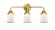 Nouveau 2 LED Bath Vanity in Satin Gold (405|288-3W-SG-G181S-LED)