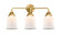 Nouveau 2 Three Light Bath Vanity in Satin Gold (405|288-3W-SG-G181)