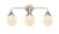 Nouveau 2 LED Bath Vanity in Polished Nickel (405|288-3W-PN-G201-6-LED)