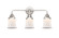 Nouveau 2 Three Light Bath Vanity in Polished Chrome (405|288-3W-PC-G181S)