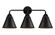 Nouveau 2 Three Light Bath Vanity in Matte Black (405|288-3W-BK-M13-BK)