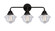 Nouveau 2 Three Light Bath Vanity in Matte Black (405|288-3W-BK-G532)