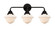 Nouveau 2 Three Light Bath Vanity in Matte Black (405|288-3W-BK-G531)