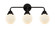 Nouveau 2 LED Bath Vanity in Matte Black (405|288-3W-BK-G201-6-LED)