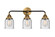 Nouveau 2 LED Bath Vanity in Black Antique Brass (405|288-3W-BAB-G54-LED)