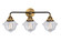 Nouveau 2 LED Bath Vanity in Black Antique Brass (405|288-3W-BAB-G532-LED)