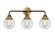 Nouveau 2 LED Bath Vanity in Black Antique Brass (405|288-3W-BAB-G202-6-LED)