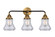 Nouveau 2 Three Light Bath Vanity in Black Antique Brass (405|288-3W-BAB-G192)