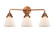 Nouveau 2 LED Bath Vanity in Antique Copper (405|288-3W-AC-G61-LED)