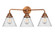 Nouveau 2 LED Bath Vanity in Antique Copper (405|288-3W-AC-G44-LED)