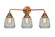 Nouveau 2 LED Bath Vanity in Antique Copper (405|288-3W-AC-G142-LED)