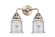 Nouveau 2 Two Light Bath Vanity in Brushed Satin Nickel (405|288-2W-SN-G184)