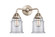 Nouveau 2 LED Bath Vanity in Brushed Satin Nickel (405|288-2W-SN-G182-LED)