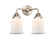 Nouveau 2 LED Bath Vanity in Brushed Satin Nickel (405|288-2W-SN-G181-LED)