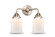Nouveau 2 Two Light Bath Vanity in Brushed Satin Nickel (405|288-2W-SN-G181)