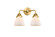 Nouveau 2 Two Light Bath Vanity in Satin Gold (405|288-2W-SG-G61)