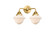 Nouveau 2 Two Light Bath Vanity in Satin Gold (405|288-2W-SG-G531)