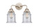 Nouveau 2 LED Bath Vanity in Polished Nickel (405|288-2W-PN-G184-LED)