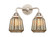 Nouveau 2 LED Bath Vanity in Polished Nickel (405|288-2W-PN-G146-LED)