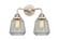 Nouveau 2 LED Bath Vanity in Polished Nickel (405|288-2W-PN-G142-LED)