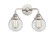 Nouveau 2 Two Light Bath Vanity in Polished Chrome (405|288-2W-PC-G202-6)