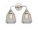 Nouveau 2 LED Bath Vanity in Polished Chrome (405|288-2W-PC-G142-LED)