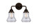 Nouveau 2 LED Bath Vanity in Oil Rubbed Bronze (405|288-2W-OB-G192-LED)