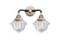 Nouveau 2 LED Bath Vanity in Black Polished Nickel (405|288-2W-BPN-G532-LED)