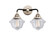 Nouveau 2 Two Light Bath Vanity in Black Polished Nickel (405|288-2W-BPN-G532)