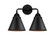 Nouveau 2 LED Bath Vanity in Matte Black (405|288-2W-BK-M13-BK-LED)