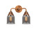 Nouveau 2 LED Bath Vanity in Antique Copper (405|288-2W-AC-G53-LED)