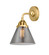 Nouveau 2 One Light Wall Sconce in Satin Gold (405|288-1W-SG-G43)