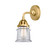 Nouveau 2 One Light Wall Sconce in Satin Gold (405|288-1W-SG-G182S)