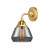 Nouveau 2 LED Wall Sconce in Satin Gold (405|288-1W-SG-G173-LED)