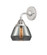 Nouveau 2 One Light Wall Sconce in Polished Chrome (405|288-1W-PC-G173)