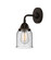 Nouveau 2 LED Wall Sconce in Oil Rubbed Bronze (405|288-1W-OB-G54-LED)