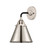Nouveau 2 LED Wall Sconce in Black Polished Nickel (405|288-1W-BPN-M13-PN-LED)
