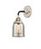 Nouveau 2 One Light Wall Sconce in Black Polished Nickel (405|288-1W-BPN-G58)